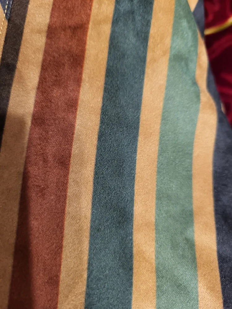 Striped Suede Dress with Keyhole Detail image indicator(6)