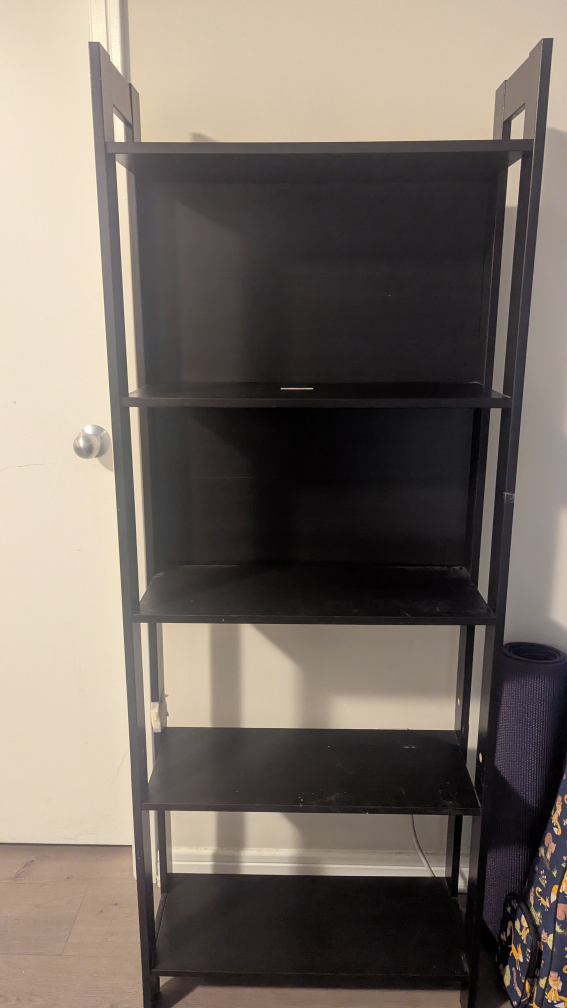 Black IKEA shelf