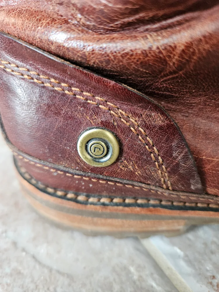 Rockport, Men Size 7,  Brown Leather Lace-Up Boots image indicator(5)