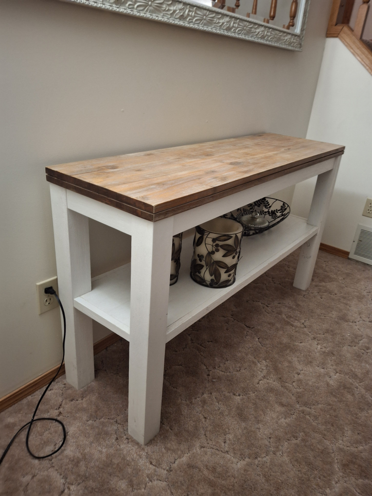 Console Table with Shelf - photo 2