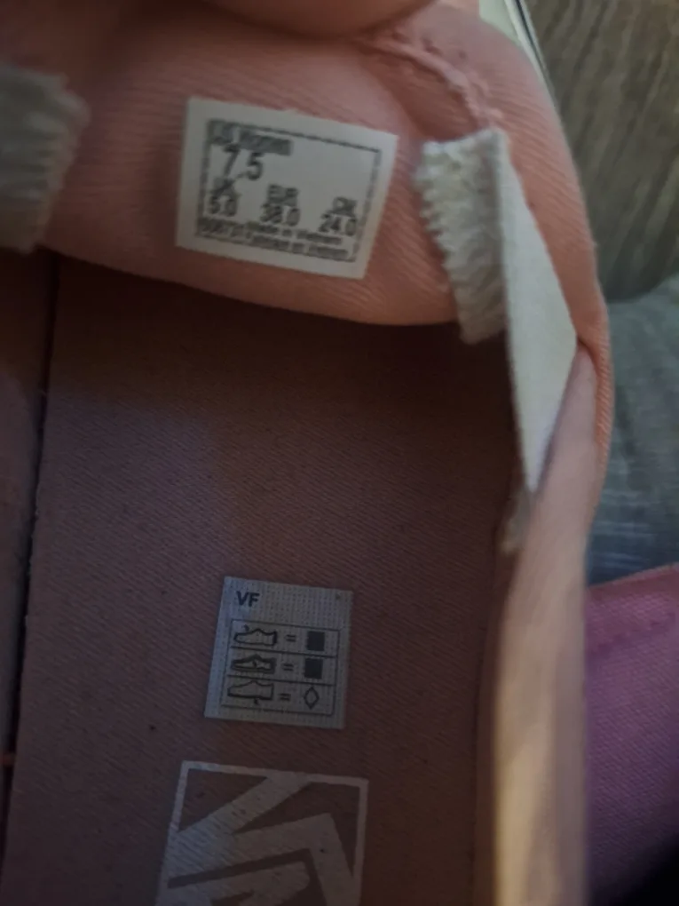 Pink Checkered Vans Slip-Ons - Size 7.5 image indicator(2)