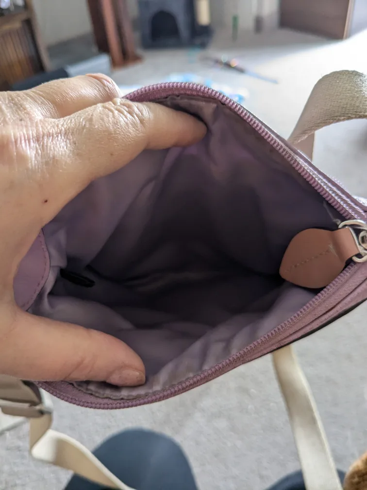 Coach Lilac Purple Leather Crossbody Bag image indicator(3)