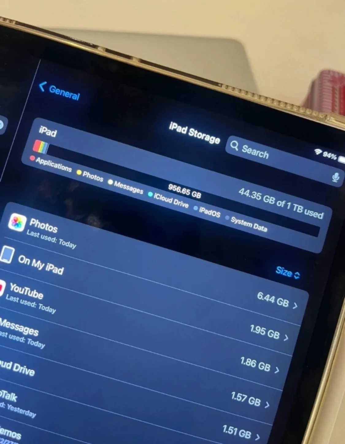 iPad Pro 12.9 inch (5th Generation)  1 TB Storage Wi-Fi/Cellular image indicator(7)