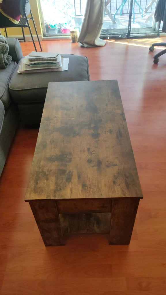 Lift-Top Coffee Table with Storage - photo 2