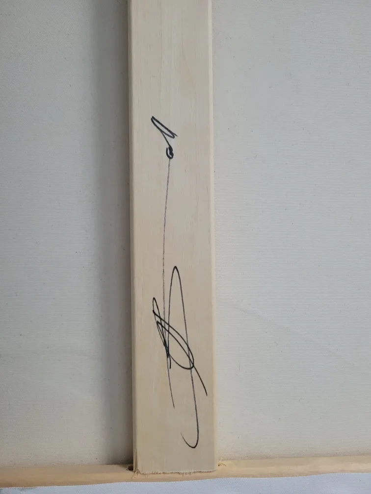 Large Abstract Canvas Painting of Woman's Face image indicator(5)