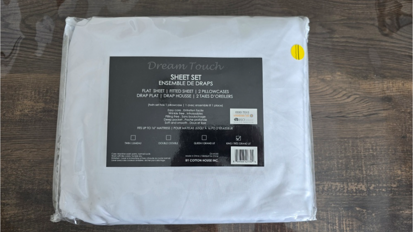 Dream Touch King Sheet Set - White - photo 2