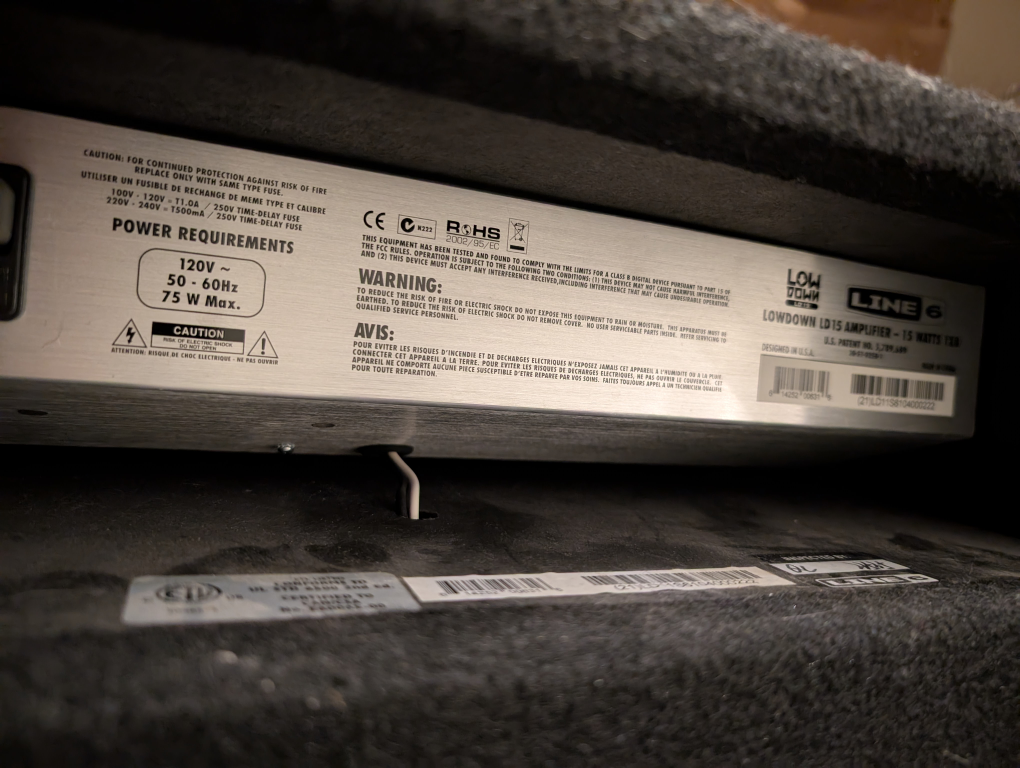 Line 6 Lowdown 15 Bass Amplifier - photo 2
