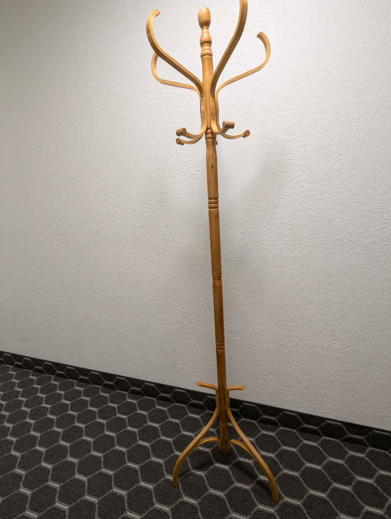Wooden Coat Rack Stand