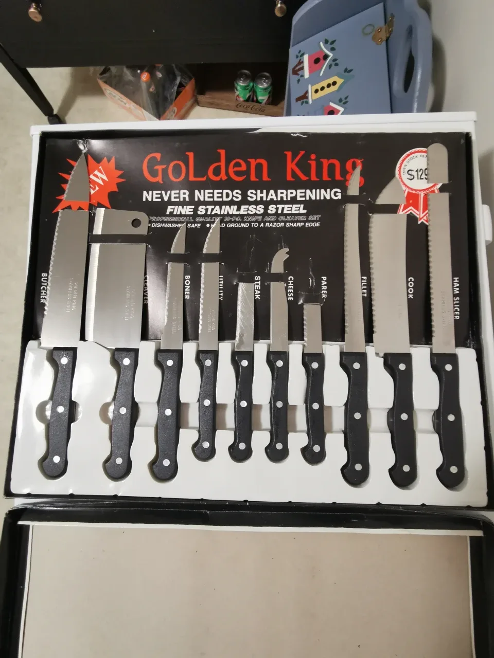 #freecycle Golden King 10-Piece Knife Set image indicator(2)