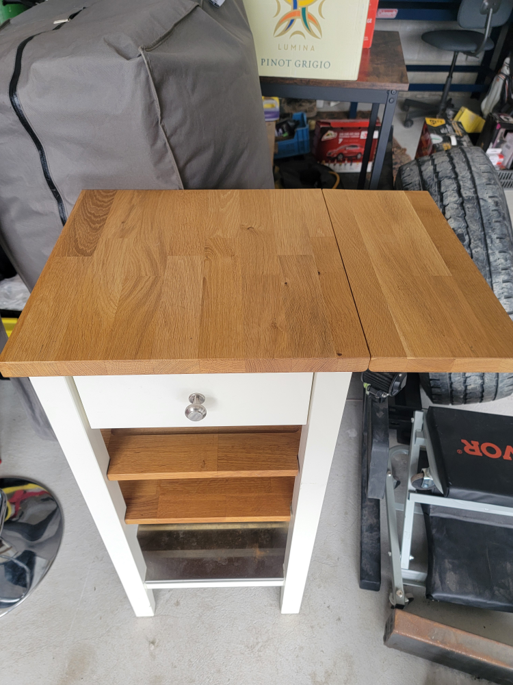 Foldable Kitchen Cart with Storage - photo 2