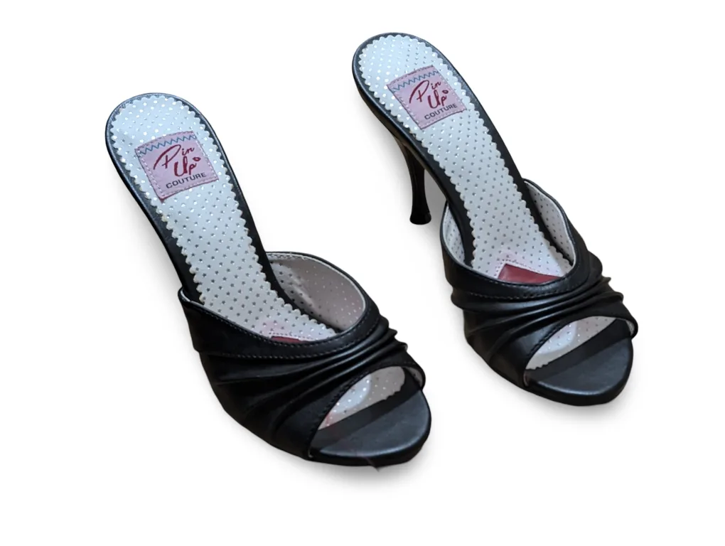 Pleaser Pin Up Couture MONROE-01 4 1/2" Baby Stiletto image indicator(2)