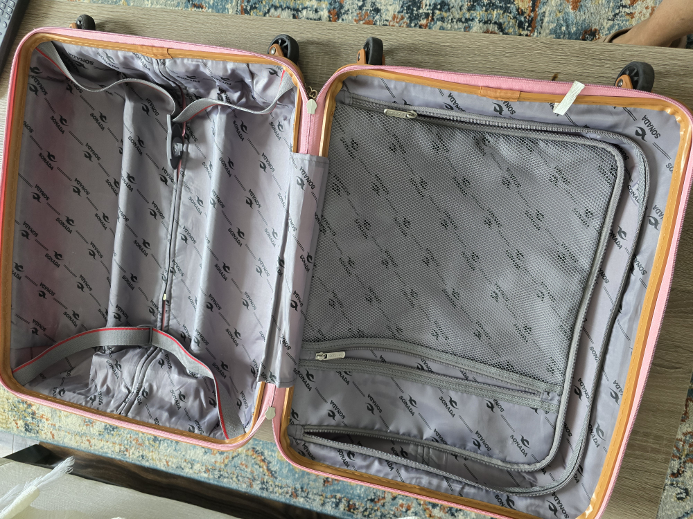 Pink Sonada Carry-On Suitcase