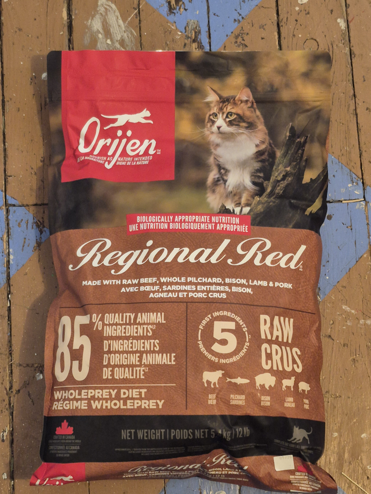 Orijen Regional Red Cat Food - 5.4kg Bag