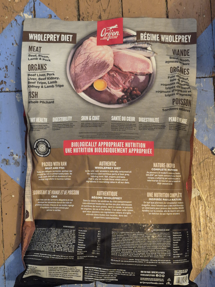Orijen Regional Red Cat Food - 5.4kg Bag - photo 2