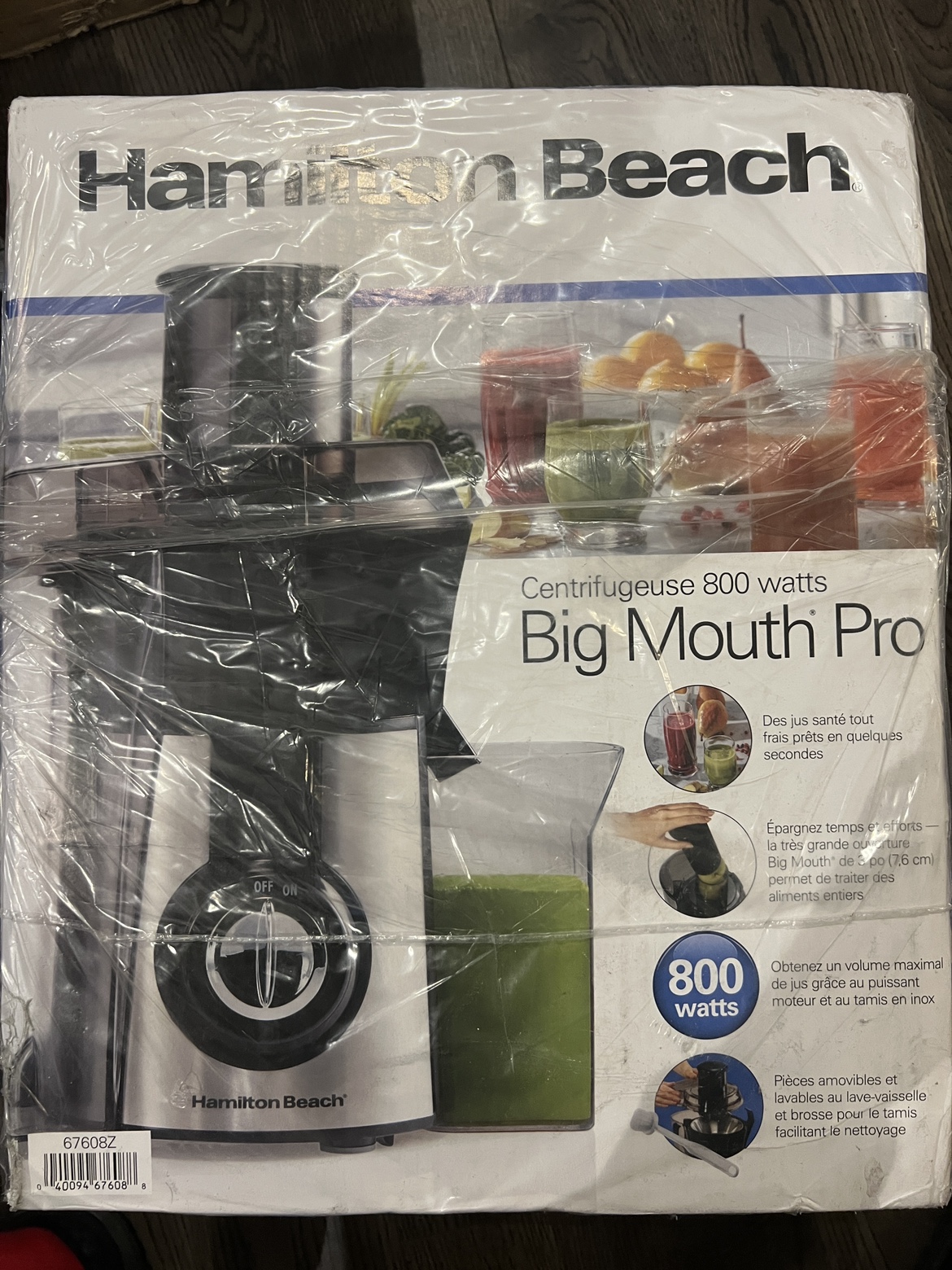 Hamilton Beach Big Mouth Pro 800-Watt Juicer - Brand New in Box