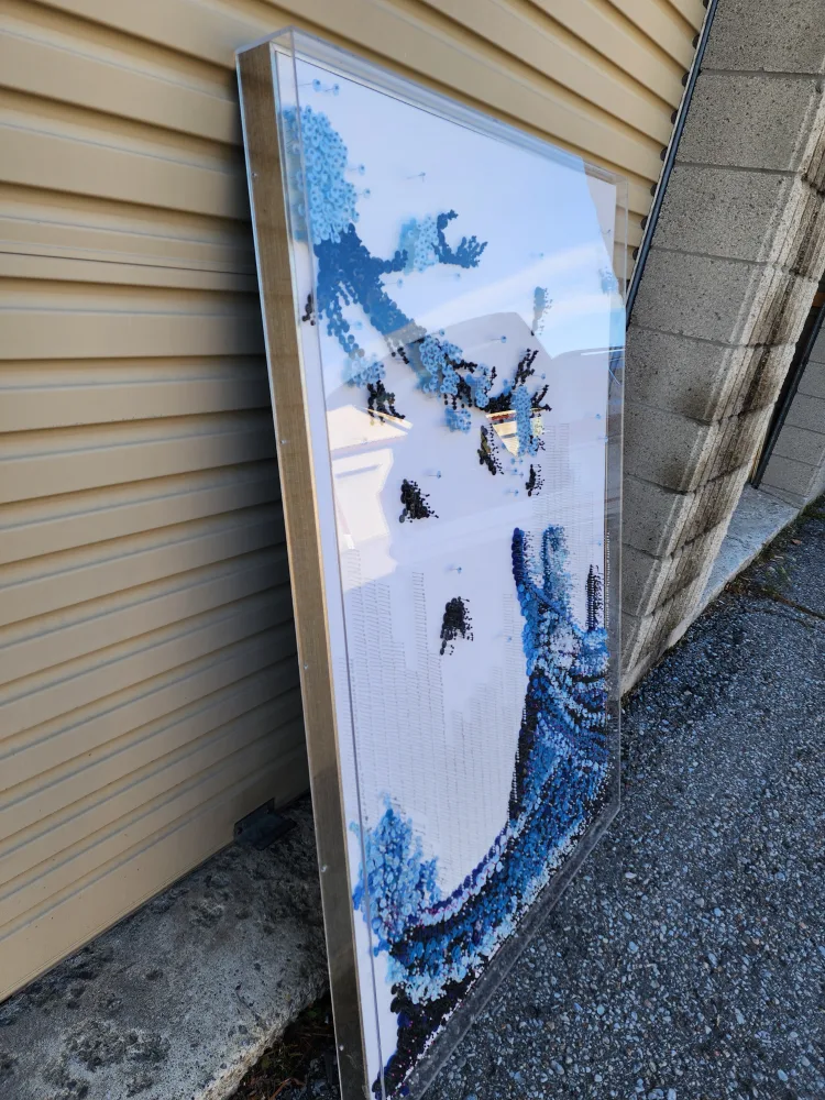 Unique Button Art Large Scale Piece image indicator(3)