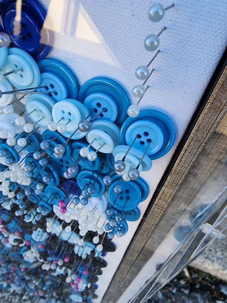 Unique Button Art Large Scale Piece image indicator(5)