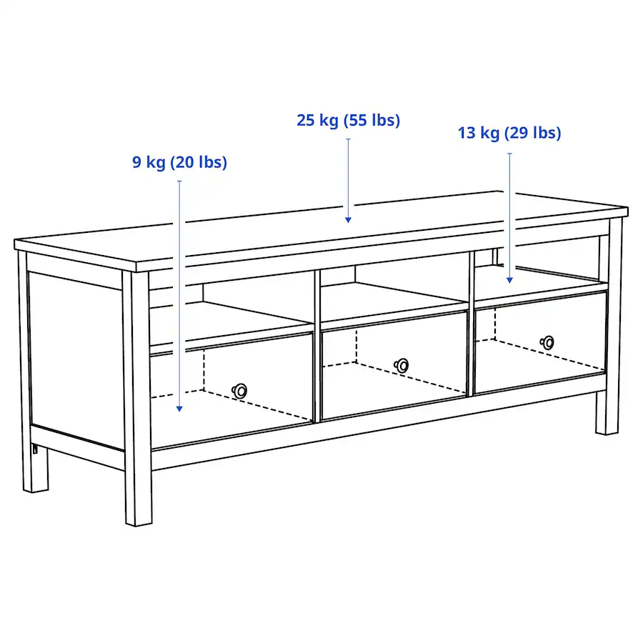 IKEA HEMNES TV Media Stand - photo 5