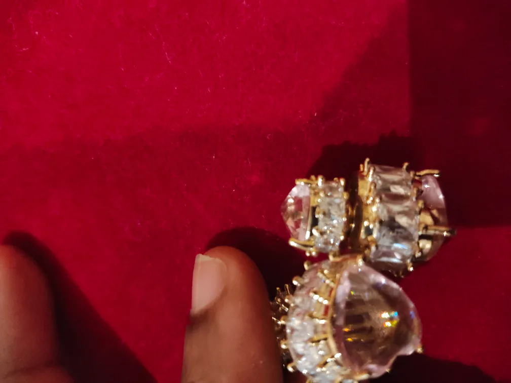 Beautiful  two sided gem stone rimg image indicator(5)