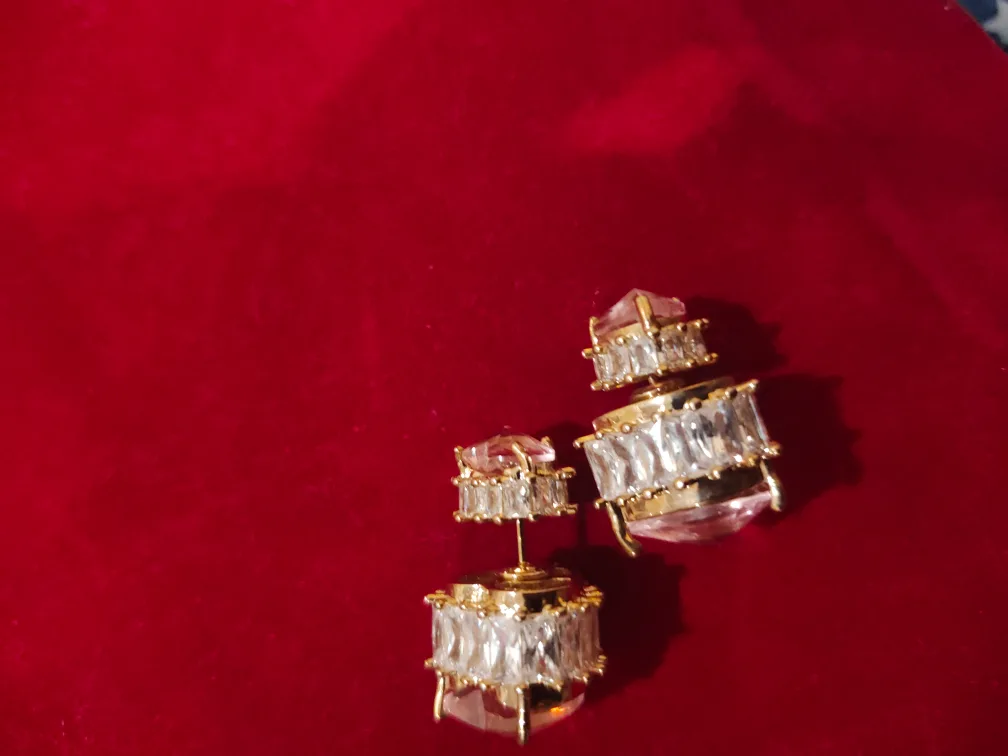 Beautiful  two sided gem stone rimg image indicator(7)