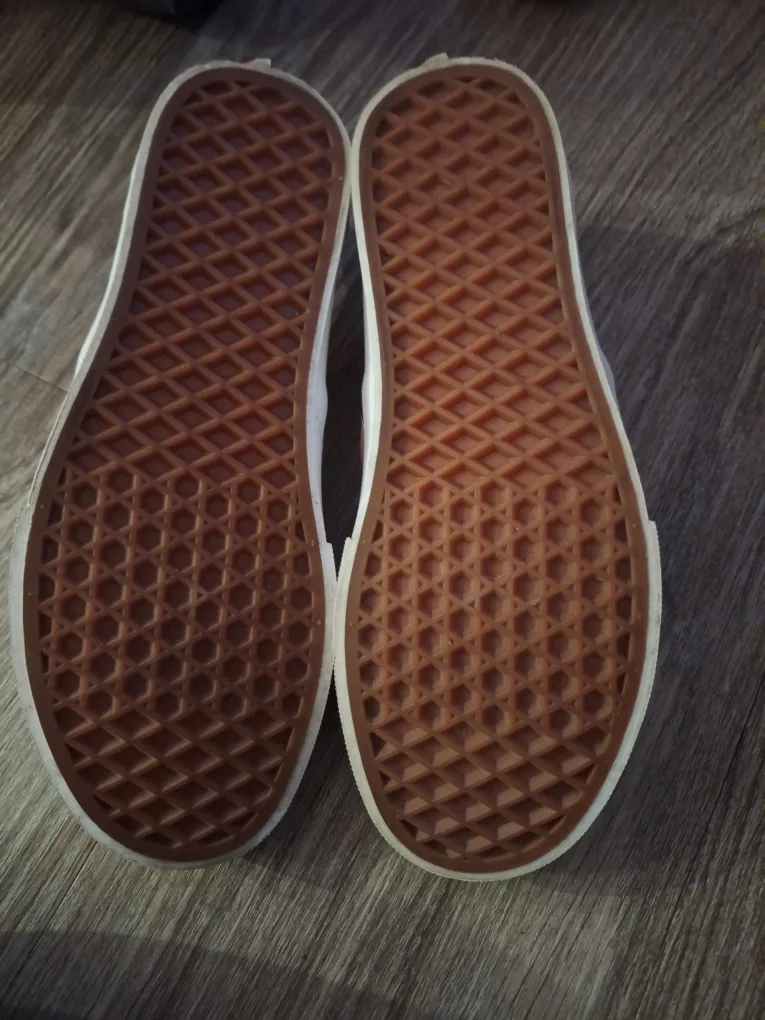 Pink Checkered Vans Slip-Ons - Size 7.5 image indicator(3)