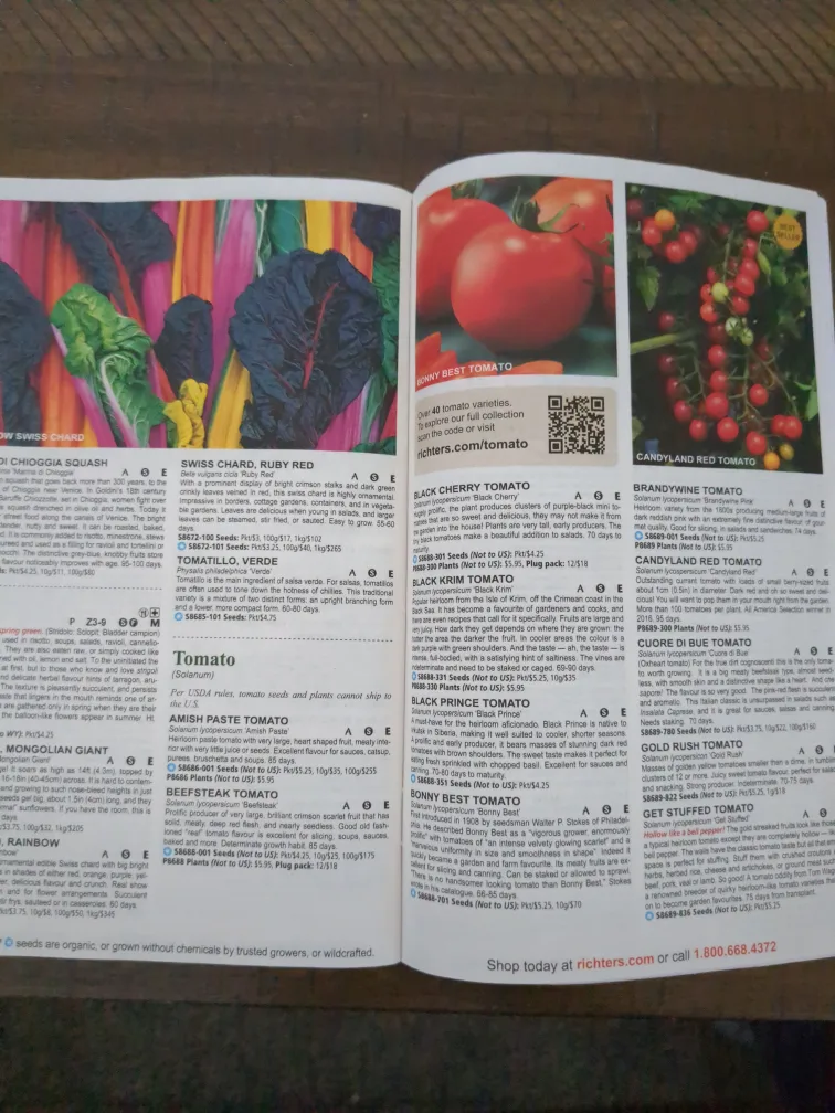 Richters Herbs & Vegetable 2025 Catalogue image indicator(4)