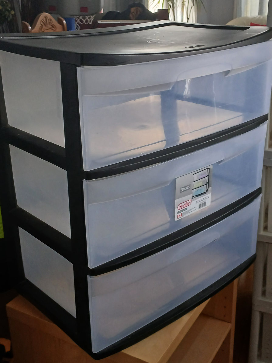 Sterilite 3-Drawer Storage Cart