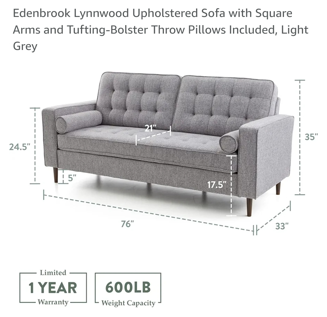 Sofa - Light Grey - photo 2