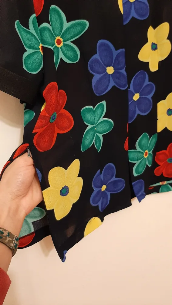 Vintage Poi Dog Winbell Hawaii Blouse image indicator(3)