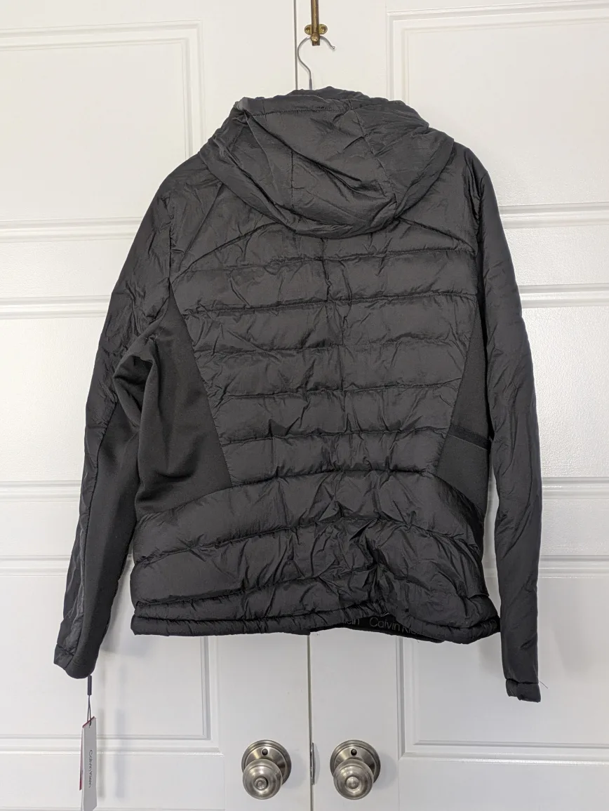 Calvin Klein Women's Size XL Black Puffer Jacket image indicator(2)