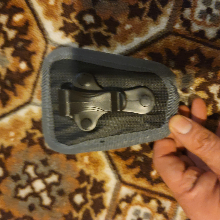 Small Grey Fabric Pouch/Holster #Freecycle - photo 2