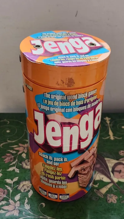 Jenga Game in Original Tin thumbnail