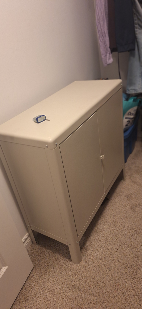 Metal Cabinet with Two Doors