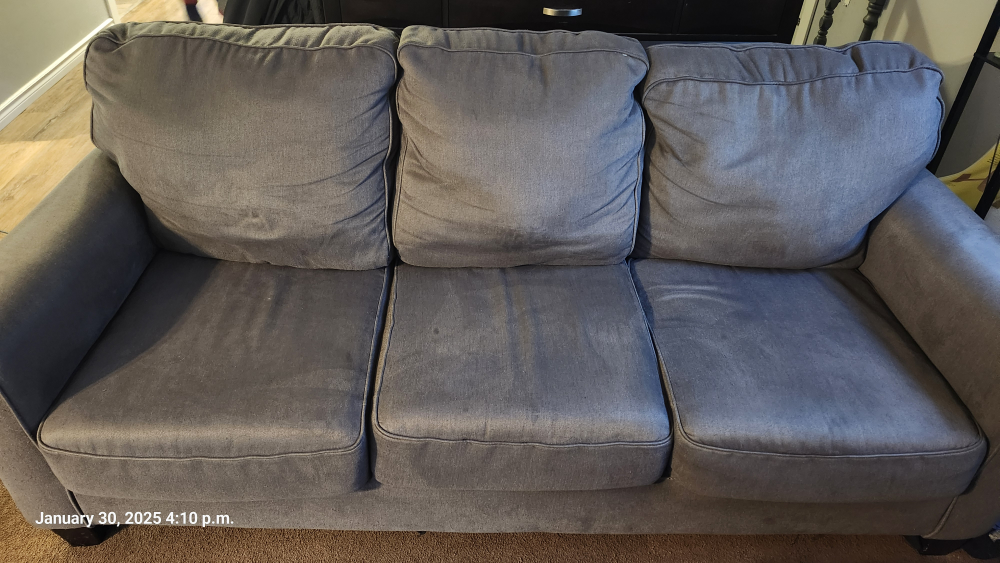 Grey Fabric Sofa - photo 3