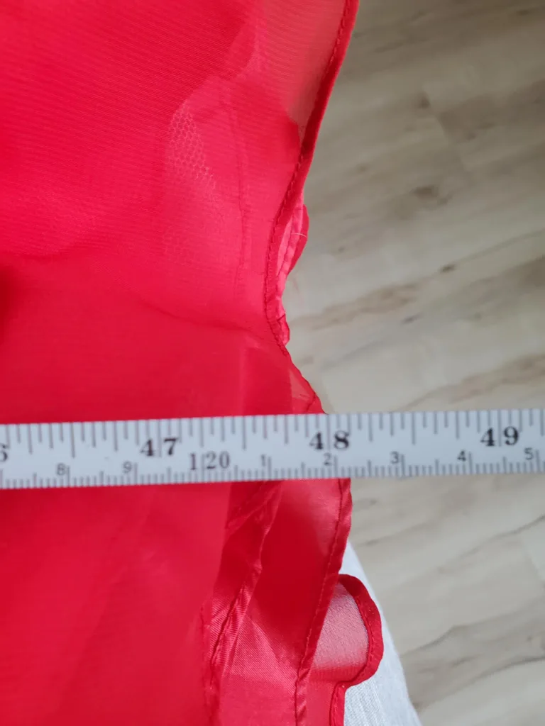 strapless red Long (Prom Dress) with Rhinestone Detail image indicator(6)