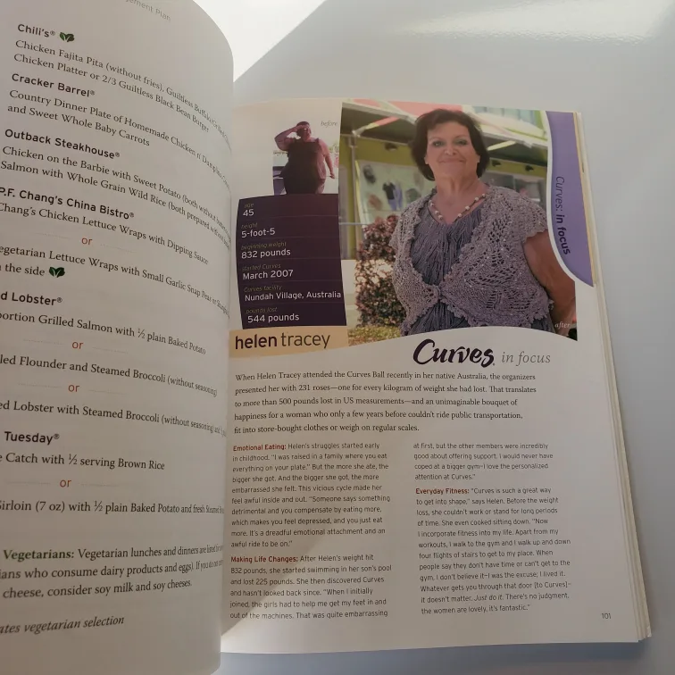 Curves Fitness & Weight Management Plan Book image indicator(4)