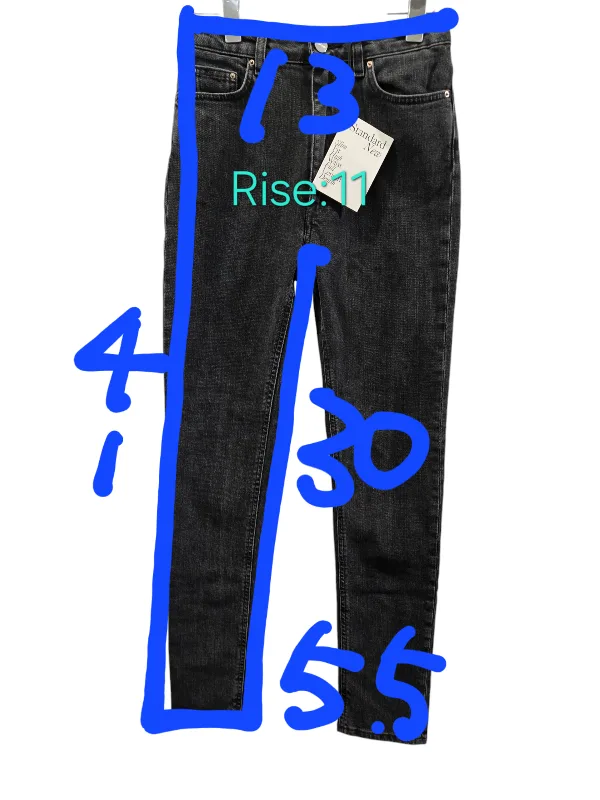 BNWTT Totême Standard New High-Waist Grey Skinny Jeans Size 26 image indicator(2)