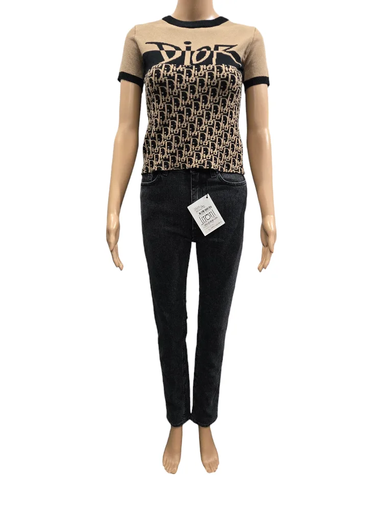 BNWTT Totême Standard New High-Waist Grey Skinny Jeans Size 26 image indicator(4)