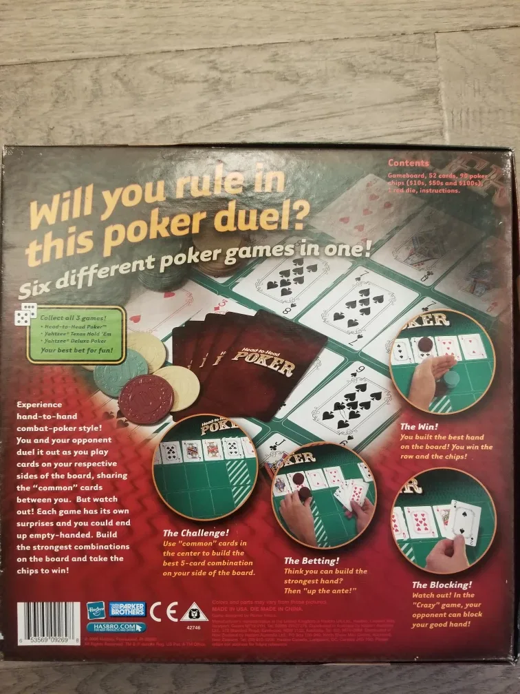 Head to Head poker boardgame. Parker brothers. Like new. image indicator(2)