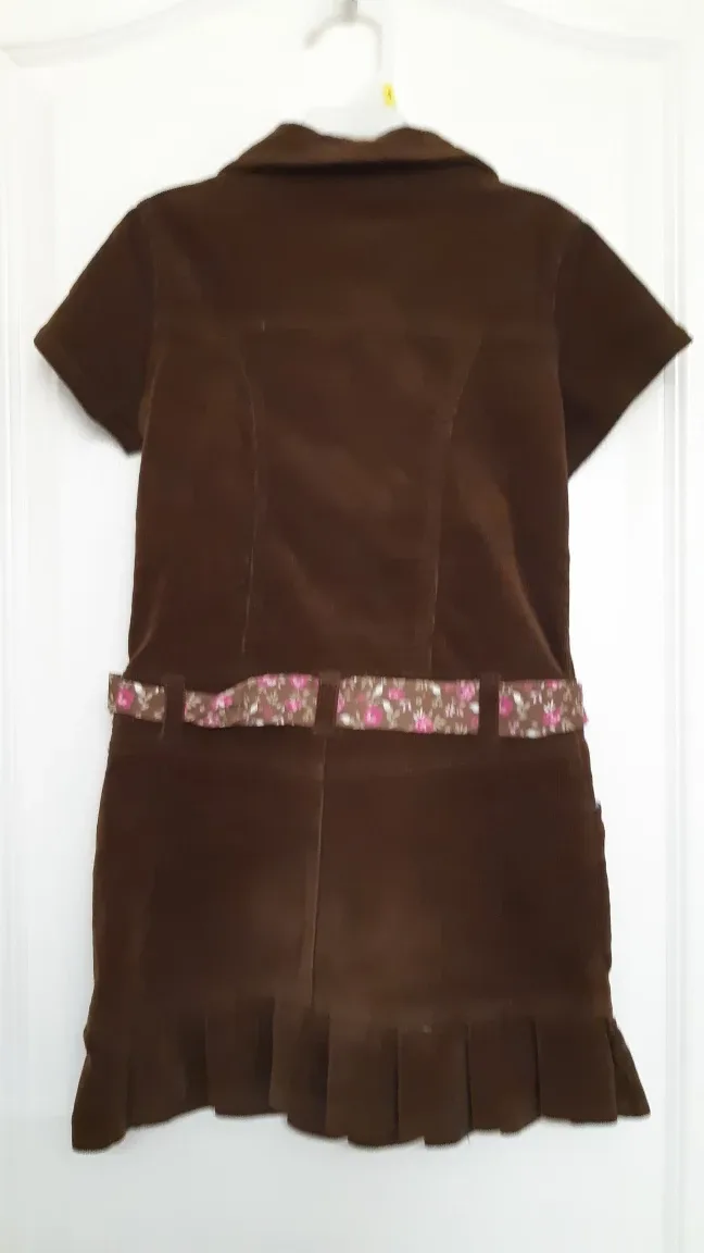 Vintage 6X Girls Corduroy Tunic with Pockets!  image indicator(3)