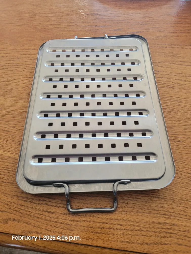 Stainless Steel Grill Pan with Handles image indicator(4)