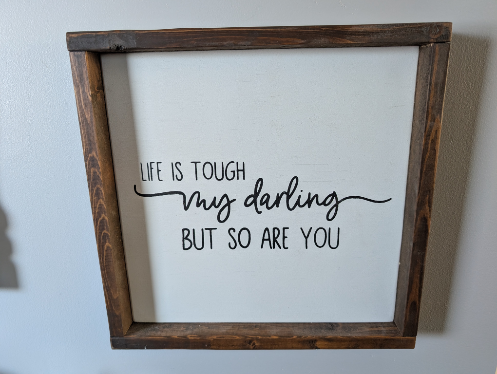 Inspirational Wall Decor - 13" x 13 1/4"