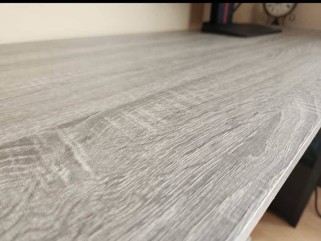 Evana Desk TH10086 - Grey Oak Computer Desk - photo 3