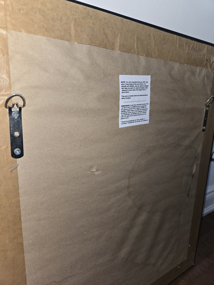 Dark brown framed  mirror.Like new - photo 5
