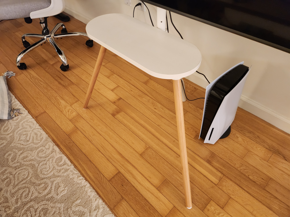 TV Stand with Wooden Legs - photo 4