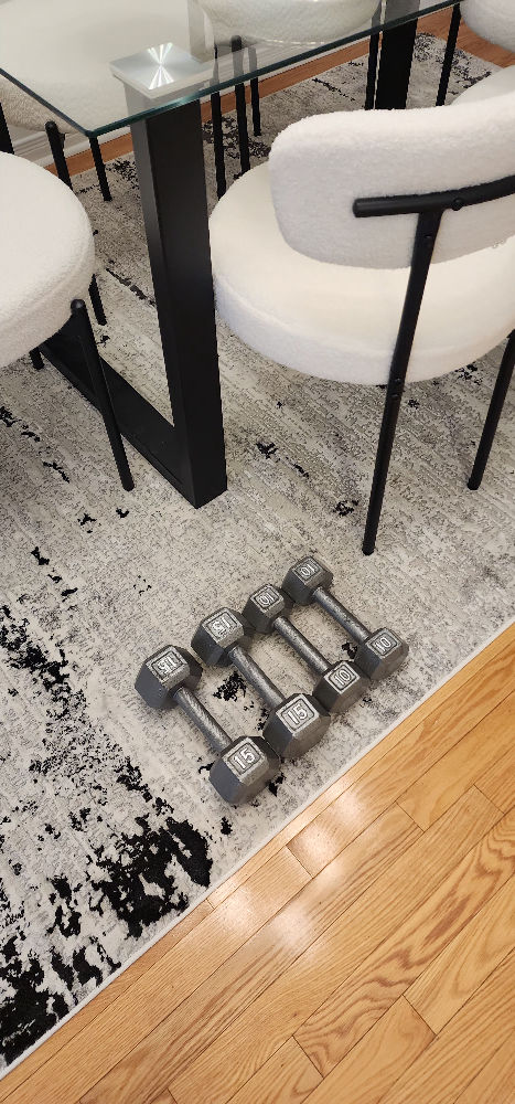 10lb and 15lb set of Hex Dumbbells - photo 4
