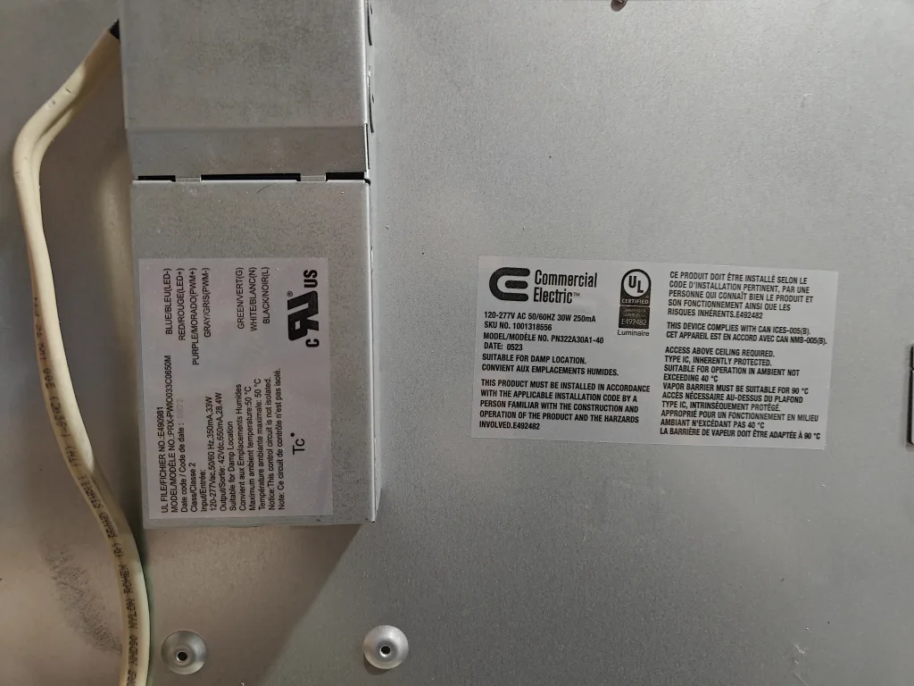 2x2 LED Troffer Light Fixture flat panel image indicator(2)