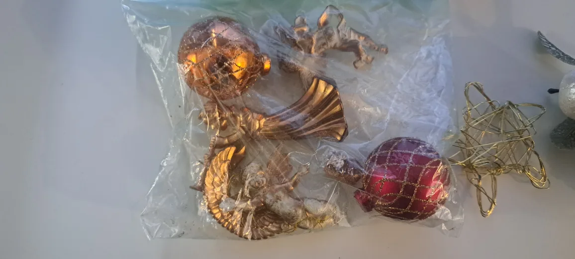 Lot of Assorted Christmas Ornaments & Shoe Decoration image indicator(2)