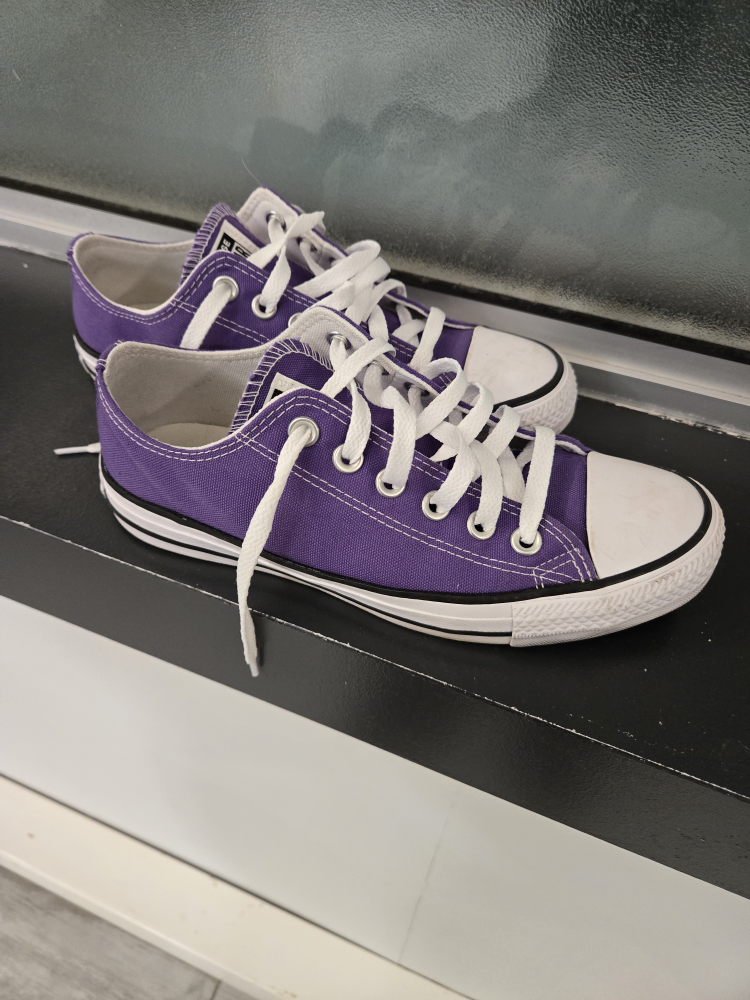 Purple Converse size 7 Women's