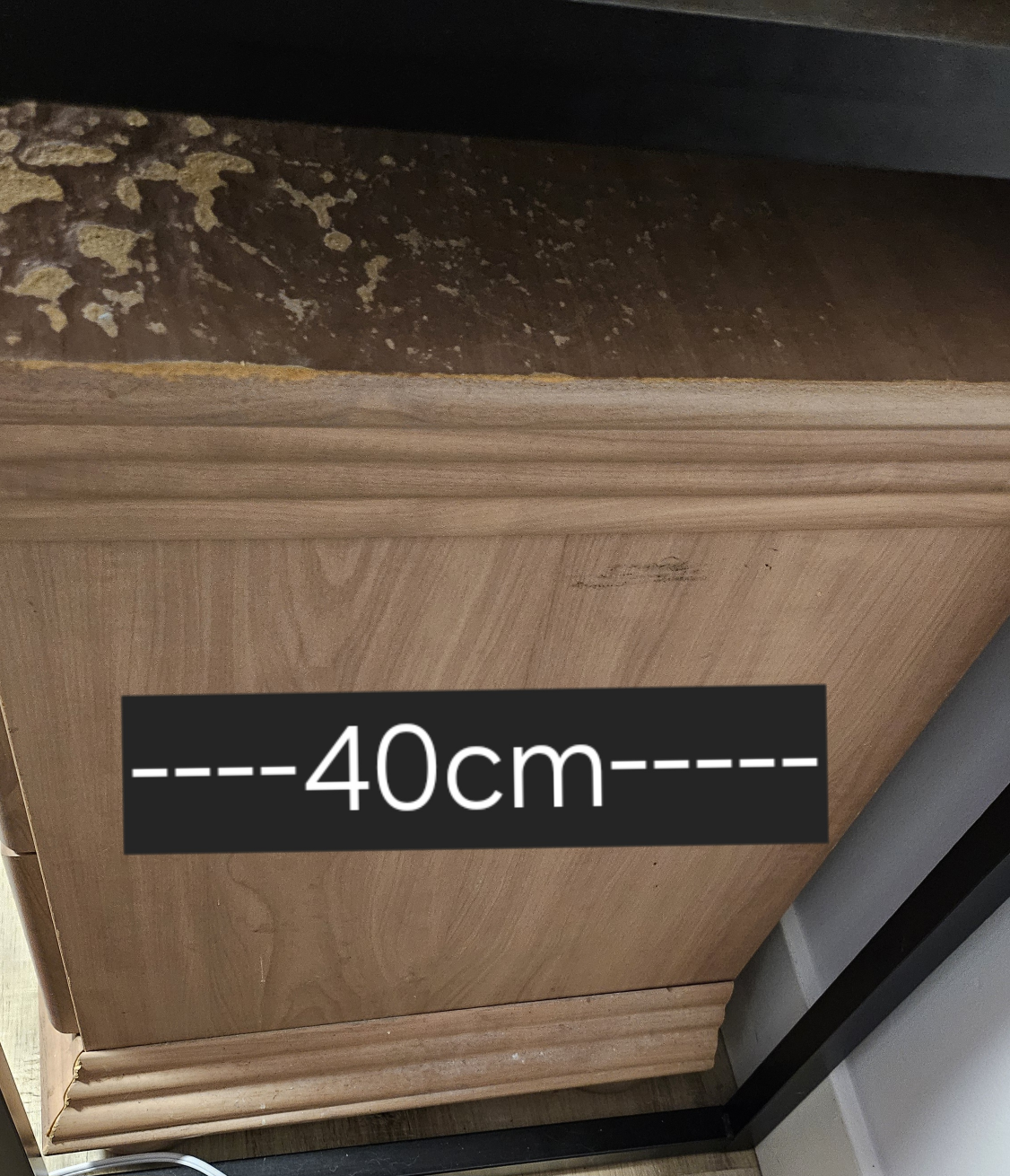 Two-Drawer Nightstand - 60cm x 40cm